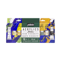 Confezione Studio Acrylics Pebeo 10 Tubi