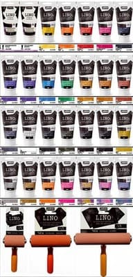 LINO Pebeo Palette e rulli 1